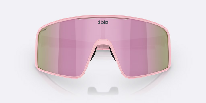 Slnečné okuliare BLIZ P001 Frame Matte Powder Pink with Brown W Rose Multi Lenses