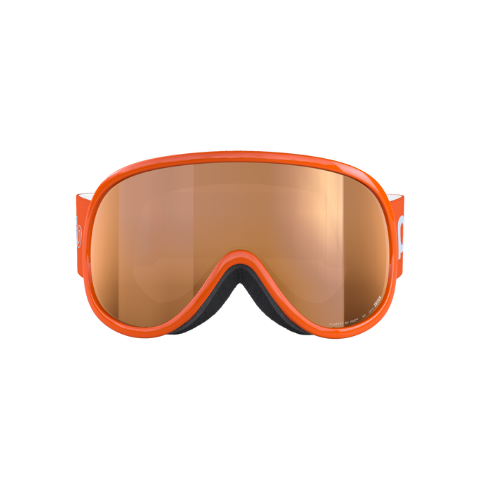 Lyžiarske okuliare POC Pocito Retina Fluorescent Orange/Partly Sunny Light Orange - 2025/26