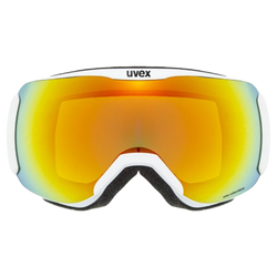 Lyžiarske okuliare Uvex Downhill 2100 CV White Matt SL Orange-Green - 2023/24