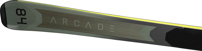 Zjazdové lyže Rossignol Arcade 84 Konect + Spx 12 Konect GW B90 Black Yellow - 2025/26