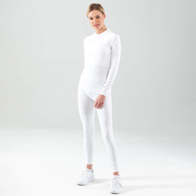 Funkčné tričko Head Flex Seamless LS Women White - 2024/25