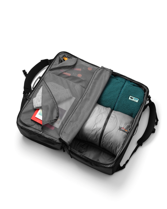 Taška DB Roamer Pro Split Duffel 90L Black Out - 2025/26
