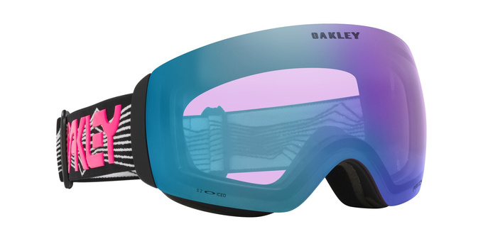 Lyžiarske okuliare Oakley Flight Deck M Black Wired/Prizm Snow Iced Iridium - 2025/26