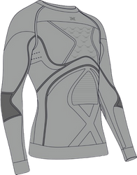 Funkčné tričko X-bionic Energy Accumulator 4.0 Shirt LG SL Men Seal Grey/Light Grey - 2024/25