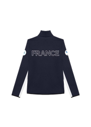 Dámsky polar Colmar Full Zip Stretch Fleece White/Blue - 2025/26