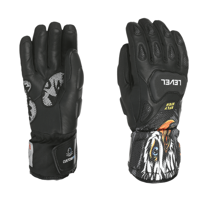 Lyžiarske rukavice Level SQ JR CF pk Black - 2025/26