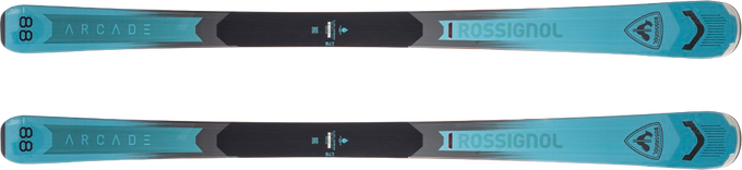 Zjazdové lyže Rossignol Arcade 88 Konect + Spx 12 Konect GW B90 Blue Steel - 2025/26