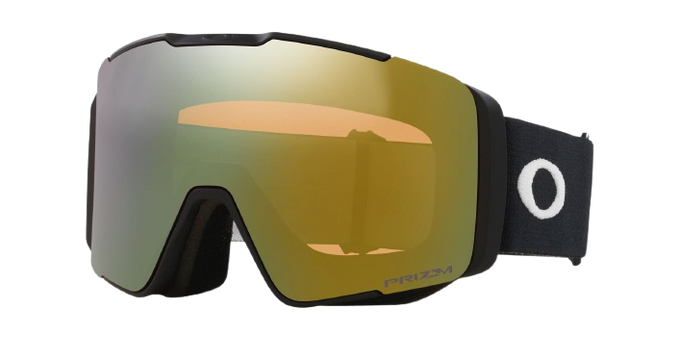 Lyžiarske okuliare Oakley Line Miner Pro L Matte Black/Prizm Sage Gold Iridium + Additional lens Prizm Snow Iced Iridium - 2025/26