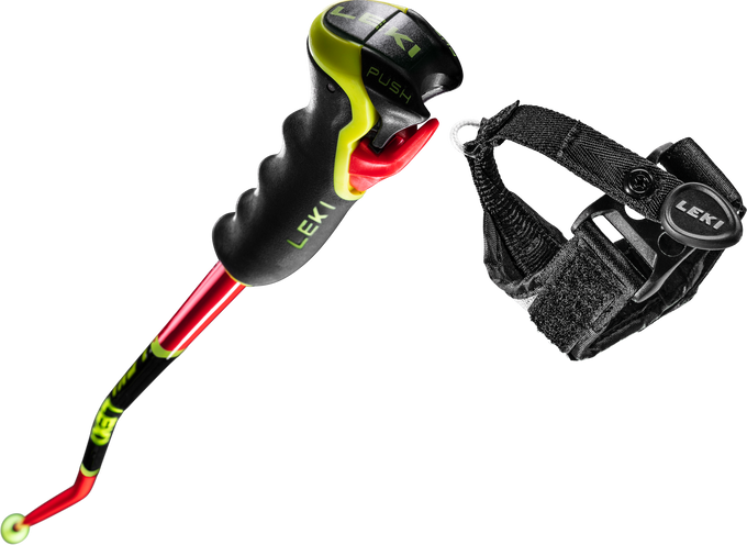 Zjazdové LEKI WCR Lite GS 3D Red - 2025/26