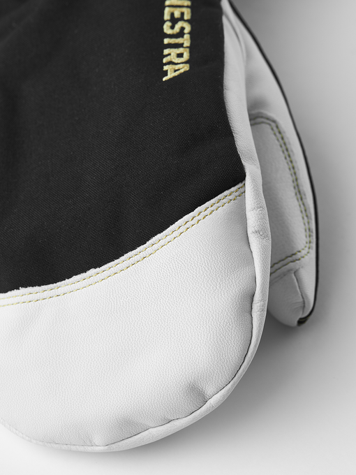 Lyžiarske rukavice Hestra Army Leather Gore-Tex Mitt Black/Natural Grey - 2025/26