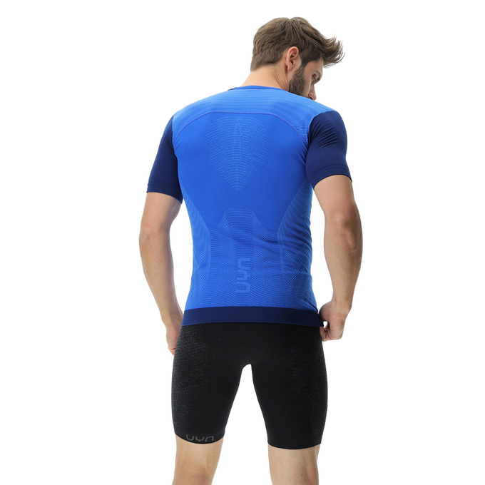Bežecké tričko UYN Man Running PB42 OW Shirt SH_SL Strong Blue/Peacot