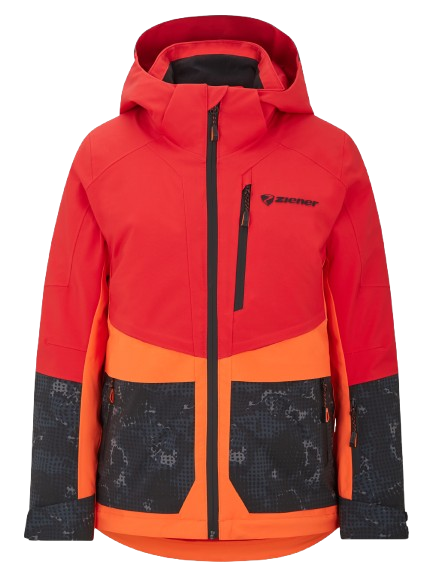 Bunda Ziener Trivor Lady Padded Red Orange Pop - 2025/26