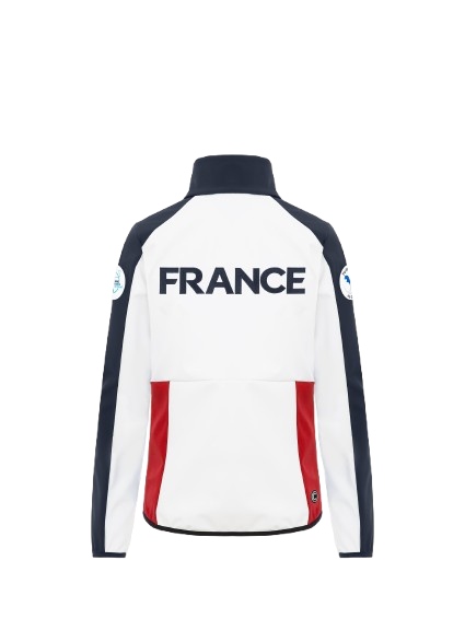 Dámsky softshell Colmar Replica Softshell Jacket White/Navy/Bright Red - 2025/26