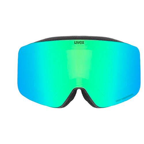 Lyžiarske okuliare Uvex PWDR FM Black Matt/Mirror Green - 2025/26