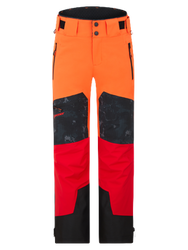 Lyžiarske nohavice Ziener Tewes Full-Zip Junior Teamwear Red Orange Pop - 2025/26