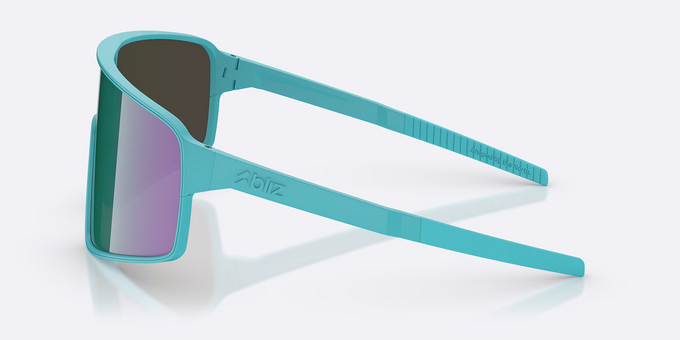 Slnečné okuliare BLIZ P001 Frame Matte Turquoise with Blue Green Lenses