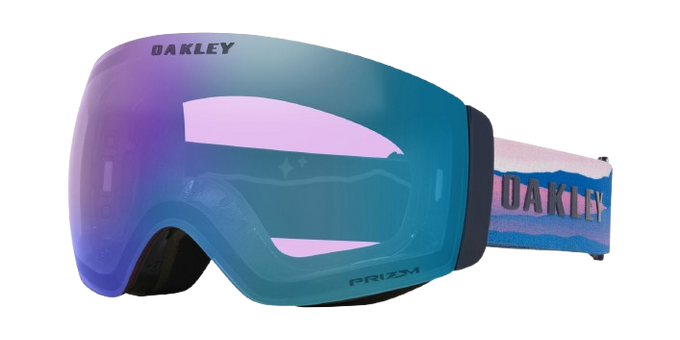 Lyžiarske okuliare Oakley Flight Deck Pro M Mikaela Shiffrin Sig/Prizm Snow Iced Iridium + Additional lens Prizm Snow Sapphire Iridium - 2025/26