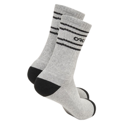 Ponožky Oakley Icon B1B Socks 2.0 New Granite HTHR/Black