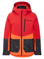 Lyžiarska bunda Ziener Trivor Junior Padded Red Orange Pop - 2024/25