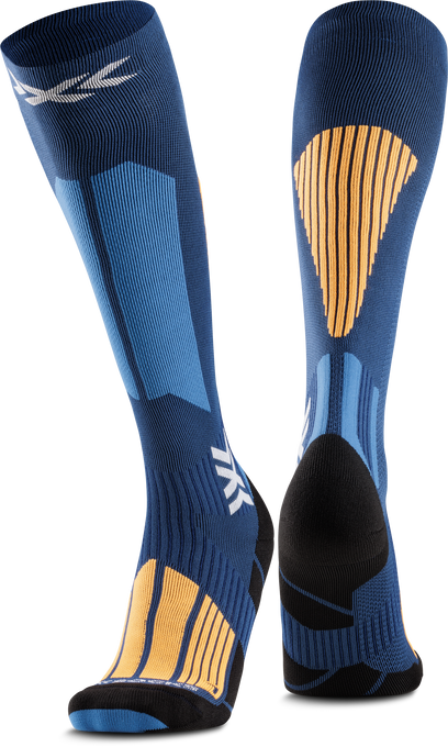Lyžiarske ponožky X-Socks Ski Perform OTC WMN X Marine/Orange - 2025/26