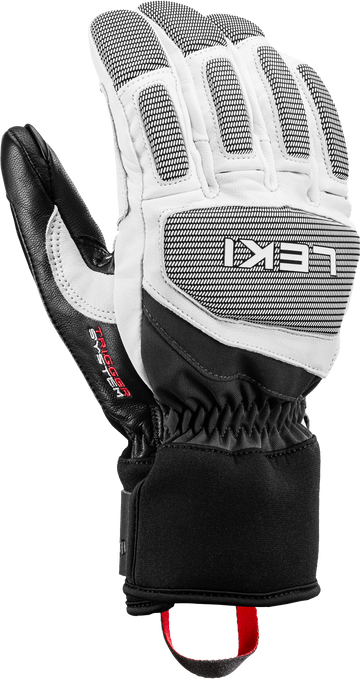 Lyžiarske rukavice LEKI Griffin Pro 3D White/Black - 2025/26