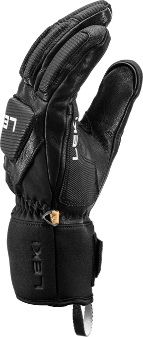 Lyžiarske rukavice LEKI Griffin Pro 3D Black/Tan - 2025/26