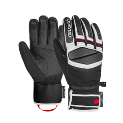 Lyžiarske rukavice Reusch Mastery Black/White/Fire Red - 2024/25