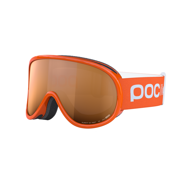 Lyžiarske okuliare POC Pocito Retina Fluorescent Orange/Partly Sunny Light Orange - 2025/26