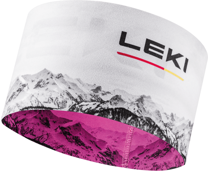 Čelenka LEKI XC Headband Neonpink/White