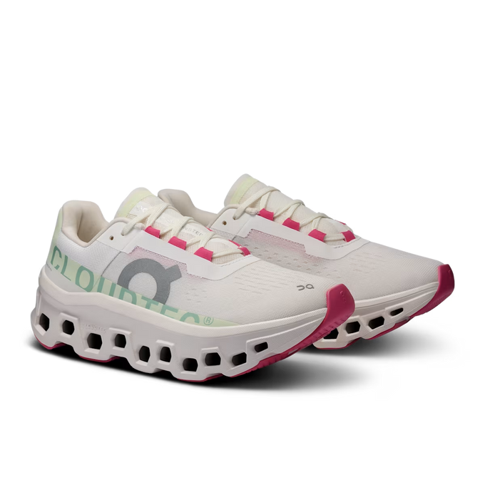 Dámske obuv On Running Cloudmonster White/Lima