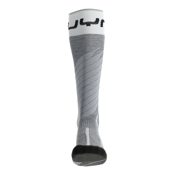 Lyžiarske ponožky UYN Man Ski One Merino Socks Grey Melange/White - 2025/26