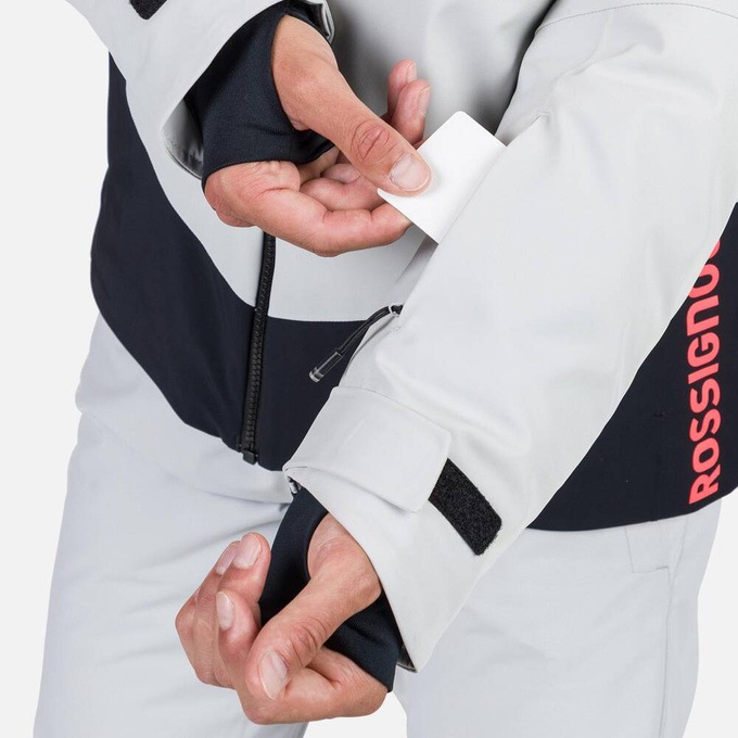 Lyžiarska bunda Rossignol Hero Blackside JKT Soft Gray - 2024/25