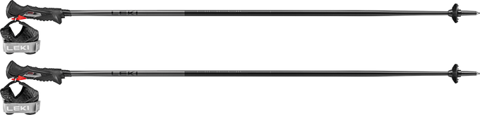 Zjazdové palice LEKI Airfoil 3D Black/Dark Anthracite - 2025/26