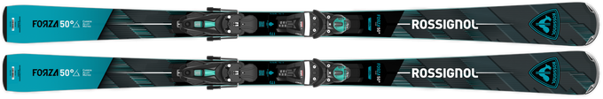 Zjazdové lyže Rossignol Forza 50' CAM Konect + Nx 12 Konect GW B80 Black Blue - 2025/26