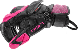 Lyžiarske rukavice LEKI WCR Venom SL 3D Pink - 2025/26