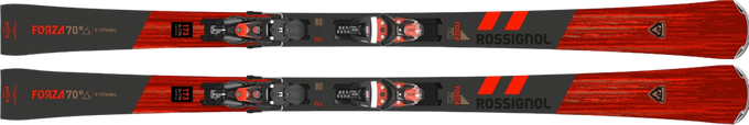 Zjazdové lyže Rossignol Forza 70° V-Ti + Spx 14 Konect GW B80 Black Hot Red - 2024/25