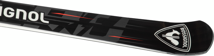 Zjazdové lyže Rossignol Hero Master LT R22 + Spx 14 Rockerace Black Red - 2025/26