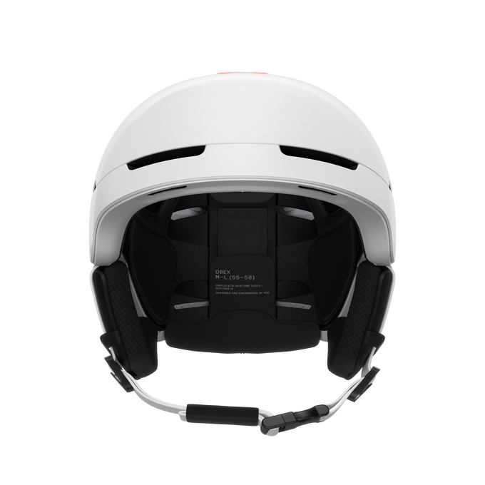 Lyžiarska helma POC Obex Connect Hydrogen White/Fluorescent Orange AVIP - 2025/26
