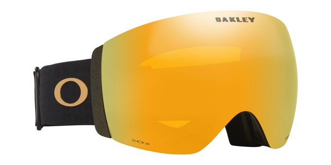 Lyžiarske okuliare Oakley Flight Deck Pro M Mettalic Black Gold/Prizm 24K + Additional lens Prizm Snow Iced Iridium - 2025/26