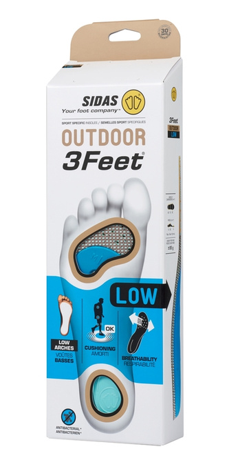 Vložky do topánok Sidas 3Feet Outdoor Low