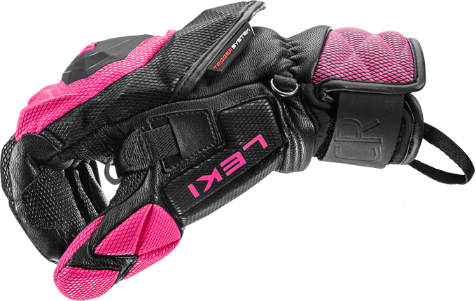 Lyžiarske rukavice LEKI WCR Venom SL 3D Pink - 2025/26