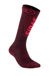 Lyžiarske ponožky Sidas Ski Expert Lady Burgundy - 2025/26