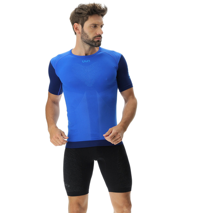 Bežecké tričko UYN Man Running PB42 OW Shirt SH_SL Strong Blue/Peacot