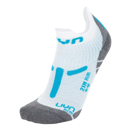 Outdoorové ponožky UYN Woman Run 2in Socks White/Turquoise
