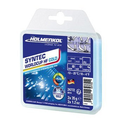 Zjazdový vosk HOLMENKOL Syntec Worldcup HF Cold 2x35g