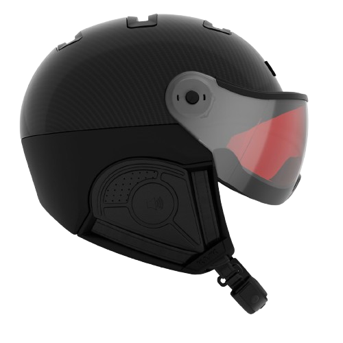 Lyžiarska helma KASK Elite Visor Vibe Photochromatic Carbon Black - 2024/25
