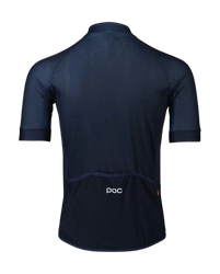 Cyklistický dres POC M's Essential Road Logo Jersey  Calcite Blue/Dark Calcite Blue - 2024
