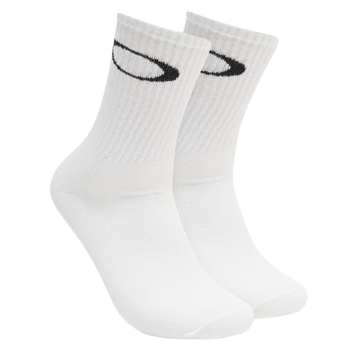Ponožky Oakley Ellipse Crew Sock White - 2025