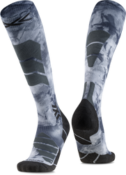 Lyžiarske ponožky X-socks Ski Expert TIEDYE X BLACK/X WHITE