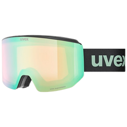 Lyžiarske okuliare Uvex lace ATTRACT FM Black Matt/Mirror Opal + spare lens - 2025/26